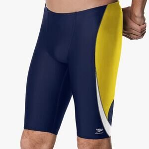 Speedo Mens 22 Standard Swimsuit Jammer Endurance+ Splice Team Colors 22